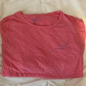 Vineyard Vines Hot Pink Light Weight Long Sleeve